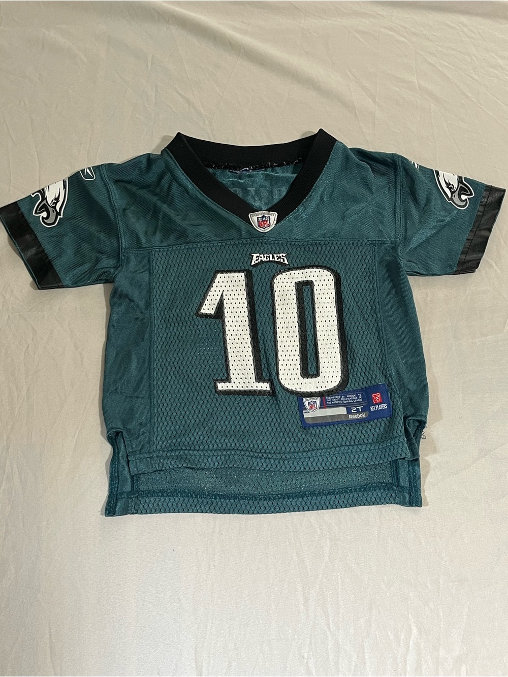 NFL Reebok Kids Philadelphia Eagles #10 Jackson Jersey Boys Size 2T